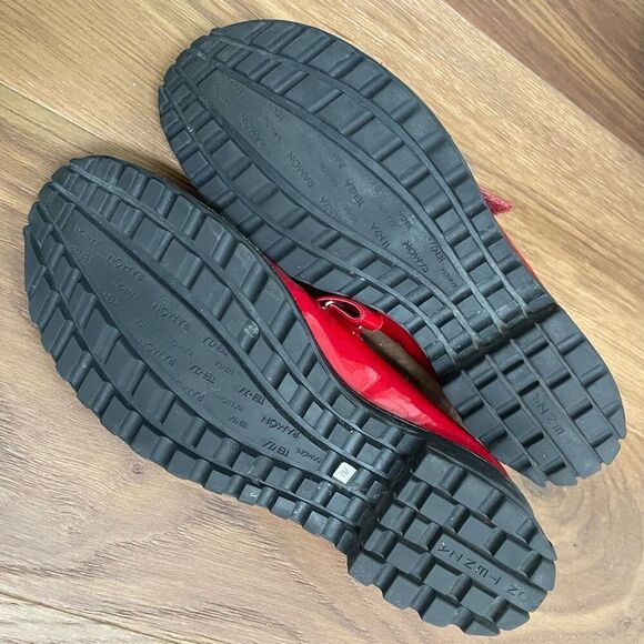 Ramon Tenza Red Patent Leather Mary Jane Lug Sole $250 7 - Picture 8 of 11